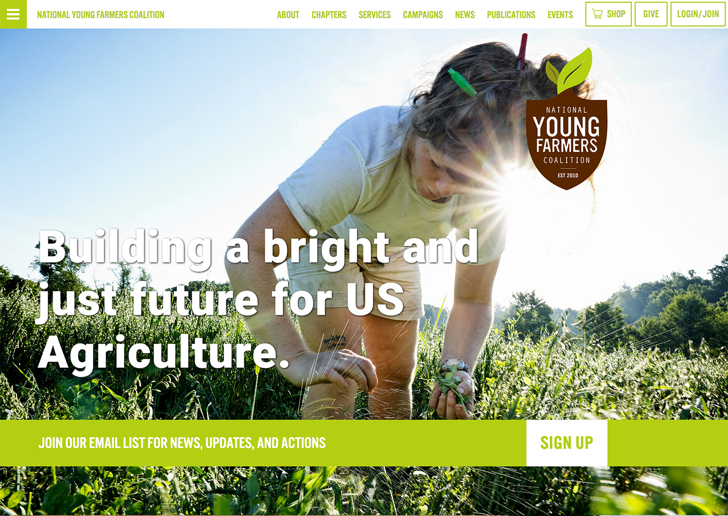 Online Agriculture Advocacy with the National Young Farmers Coalition