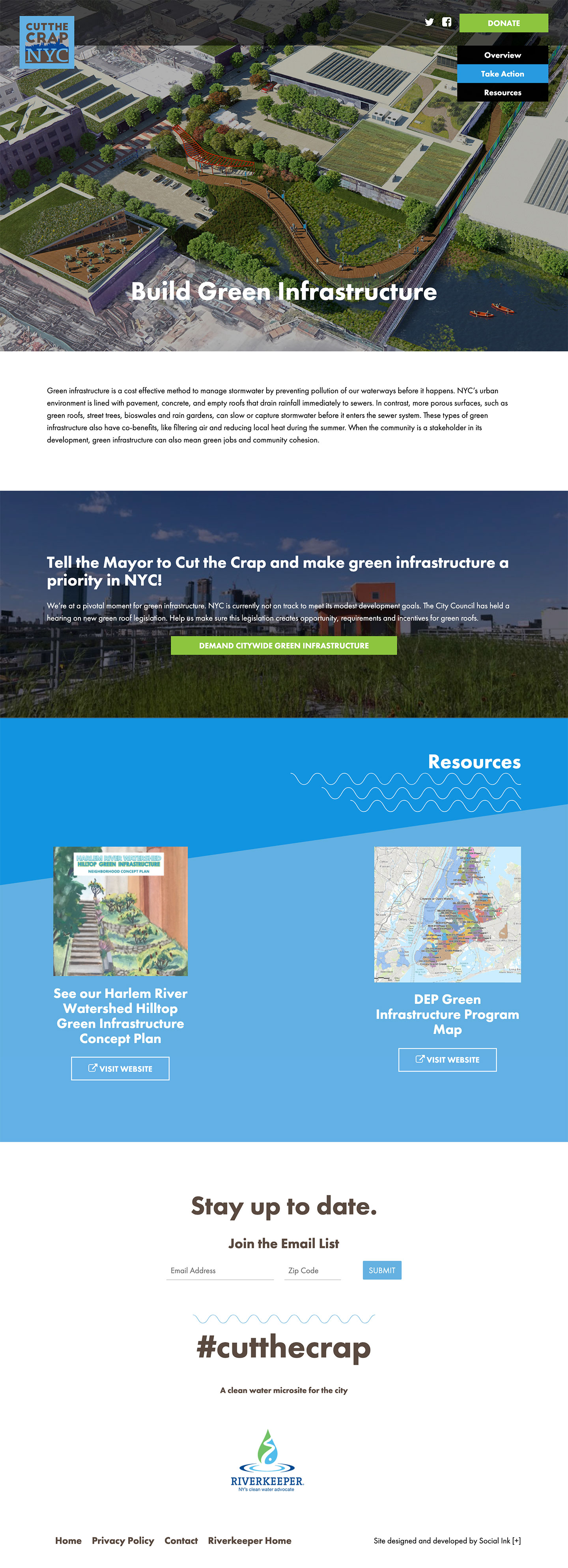 Cut the Crap NYC: Cut the Crap: Green Infrastructure Campaign