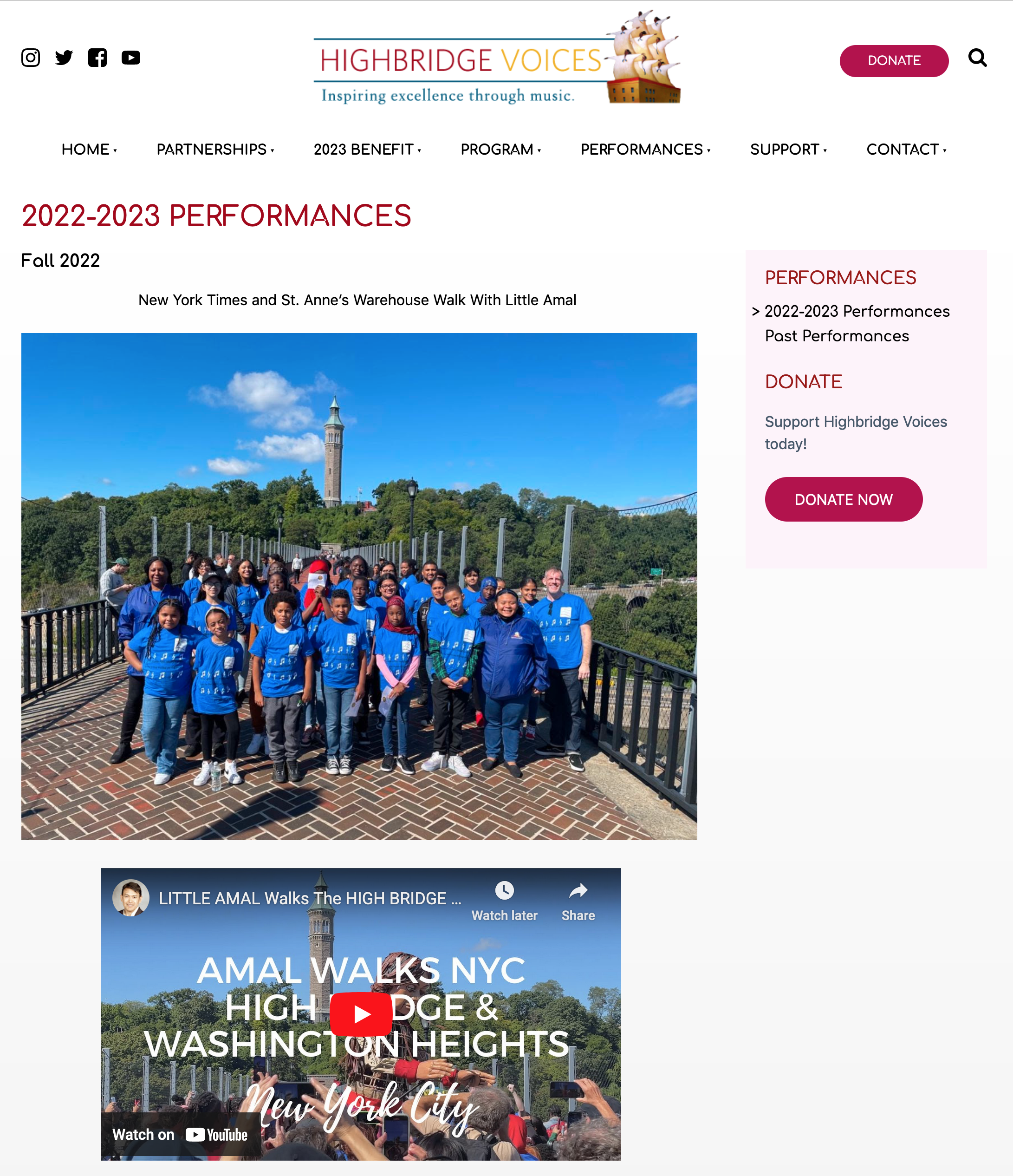 Highbridge Voices 2023 Redesign: Highbridge Voices 2023 Redesign - Page Template