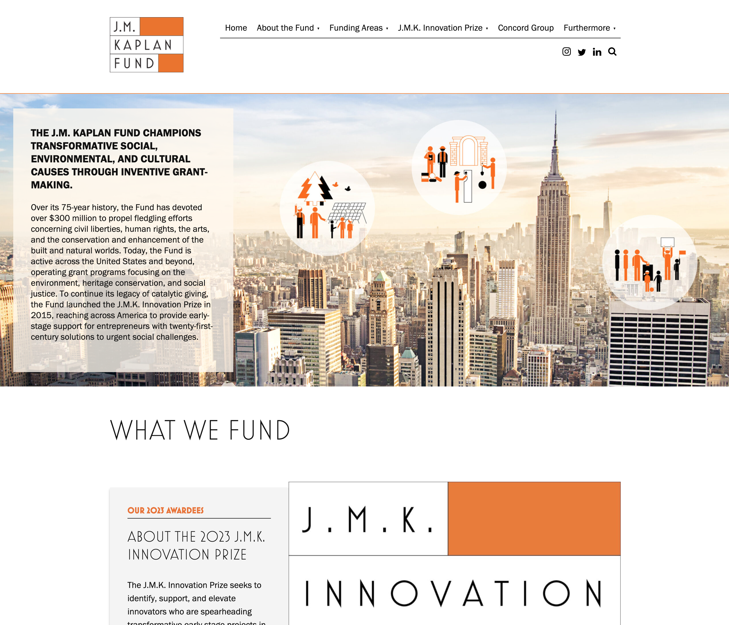 JM Kaplan Fund: 2023: Home