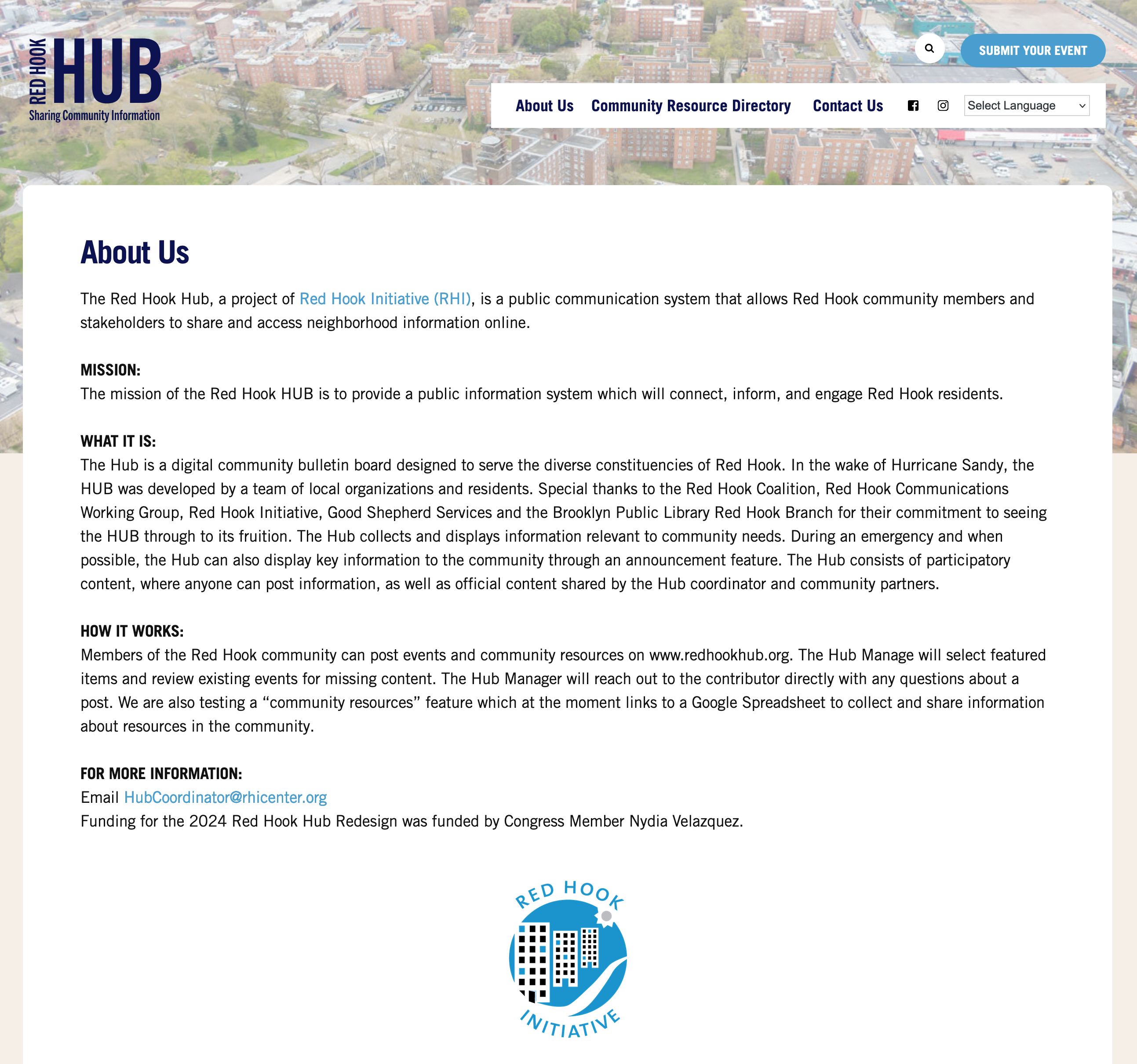 Red Hook Hub: About