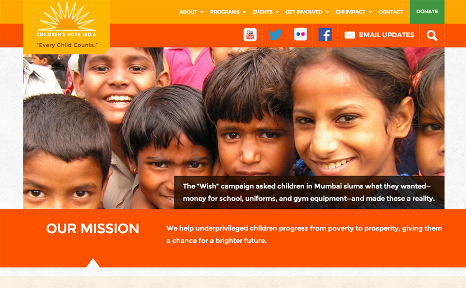 Children's Hope India: Children's Hope India Home Page