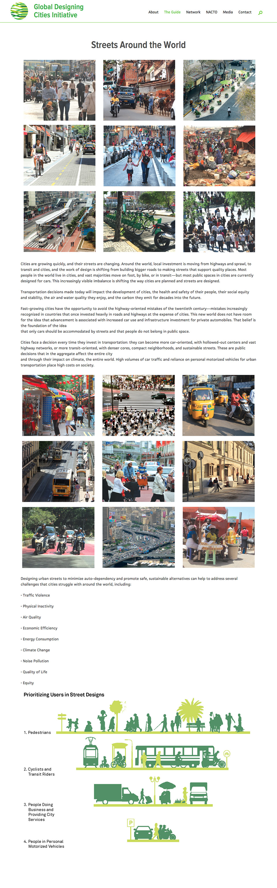 Global Designing Cities Initiative: Featured Guide Page
