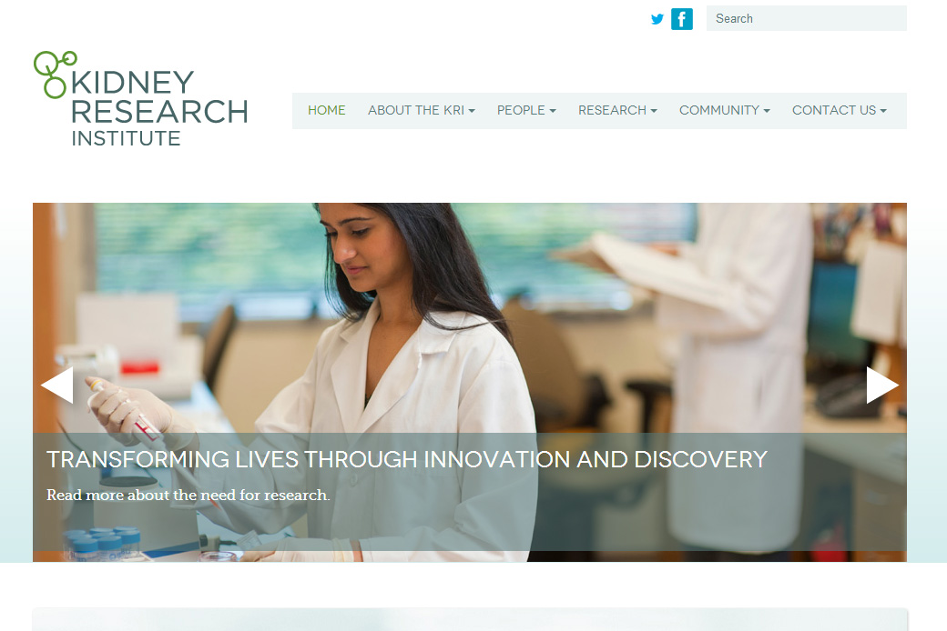 Kidney Research Institute at the University of Washington: Kidney Research Institute Homepage