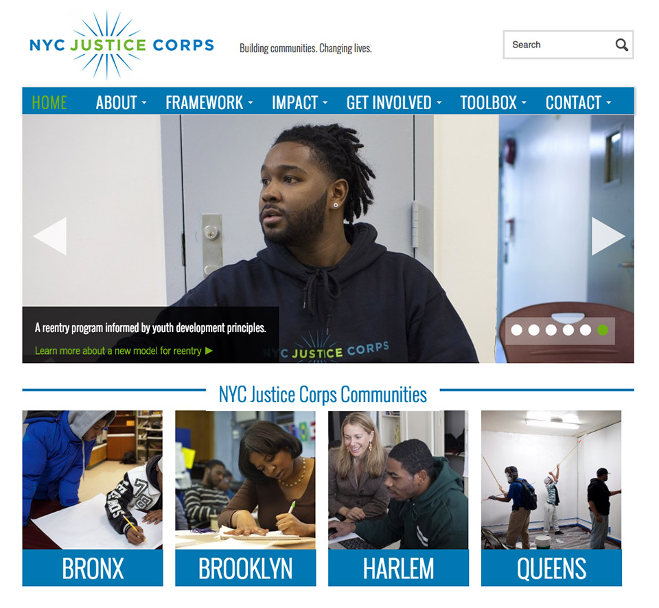 CUNY PRI: NYC Justice Corps: NYC Justice Corps Home Page