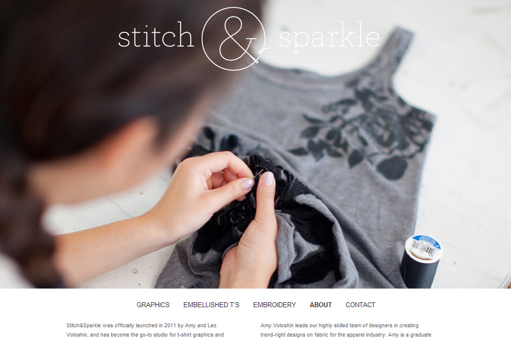 Stitch and Sparkle: Stitch and Sparkle Application