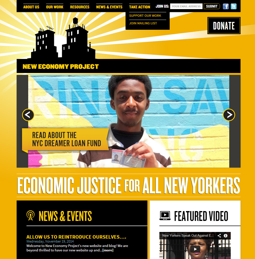 New Economy Project: New Economy Project Homepage