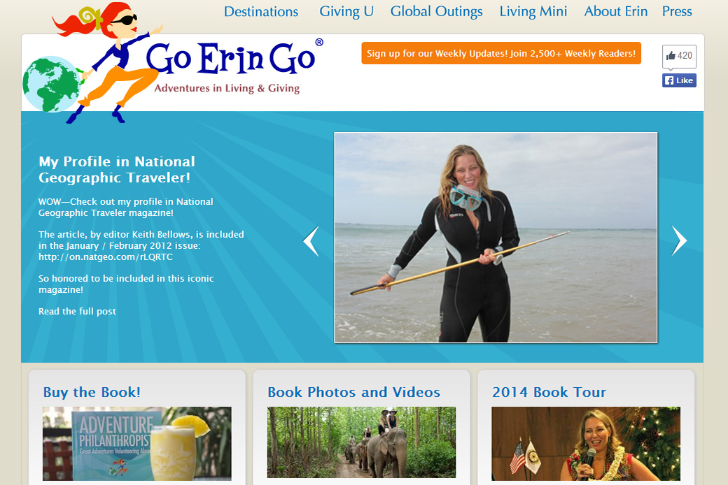 Go Erin Go: Go Erin Go Homepage