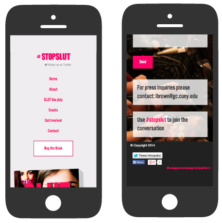The Feminist Press: #StopSlut: Mobile Responsive Design (RWD)
