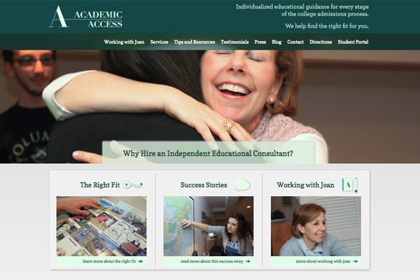 Make the Grade: Identity & Site Relaunch for Academic Access