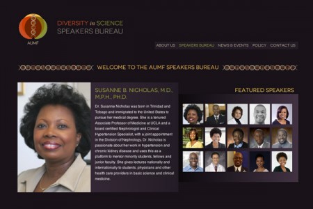 AUMF Member Organization: Speakers Bureau Microsite