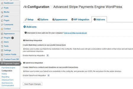 Advanced Payment Engine WordPress - AddOns