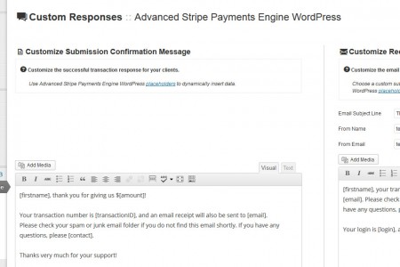 Advanced Payment Engine WordPress - Customize Responses