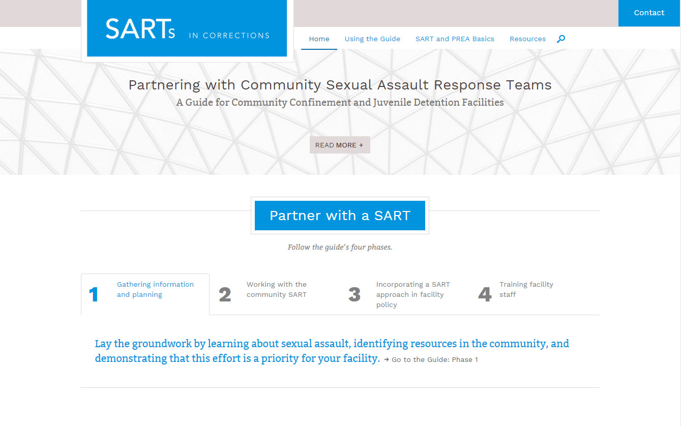 SARTs in Corrections Launches Online Guide