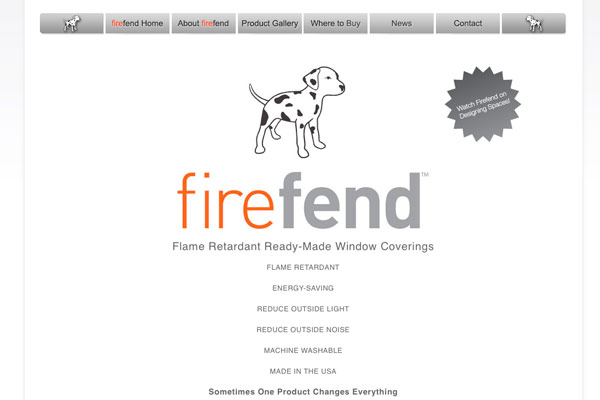 Firefend Curtains: Firefend Curtains Homepage 