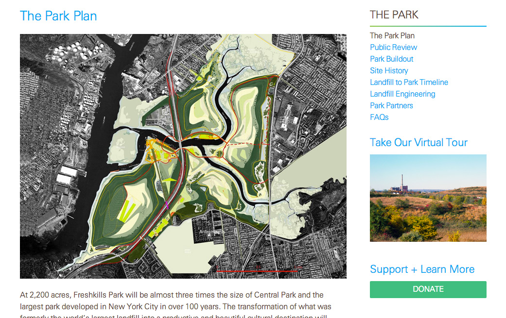 Smells like a new website! Freshkills Park Alliance relaunches with a robust new web presence.