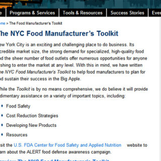 ITAC Food Manufacturer's Toolkit