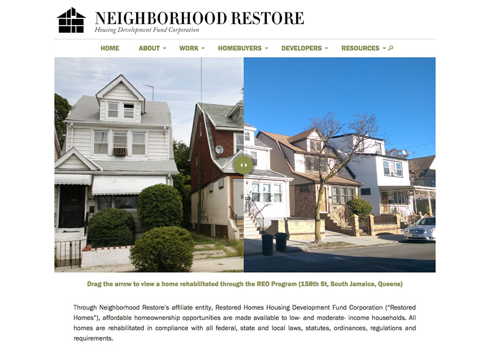 Neighborhood Restore HDFC Launches New Web Platform!