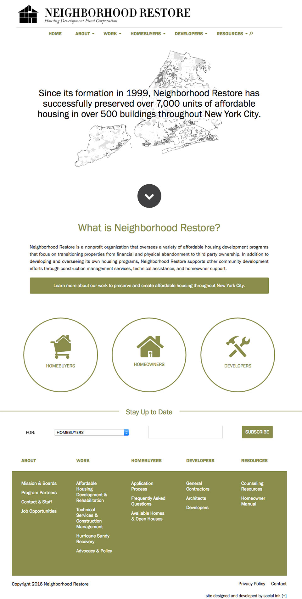 Neighborhood Restore HDFC: Neighborhood Restore Full Homepage