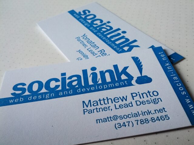 Our new business cards are here!