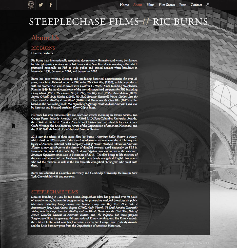 Steeplechase Films: About