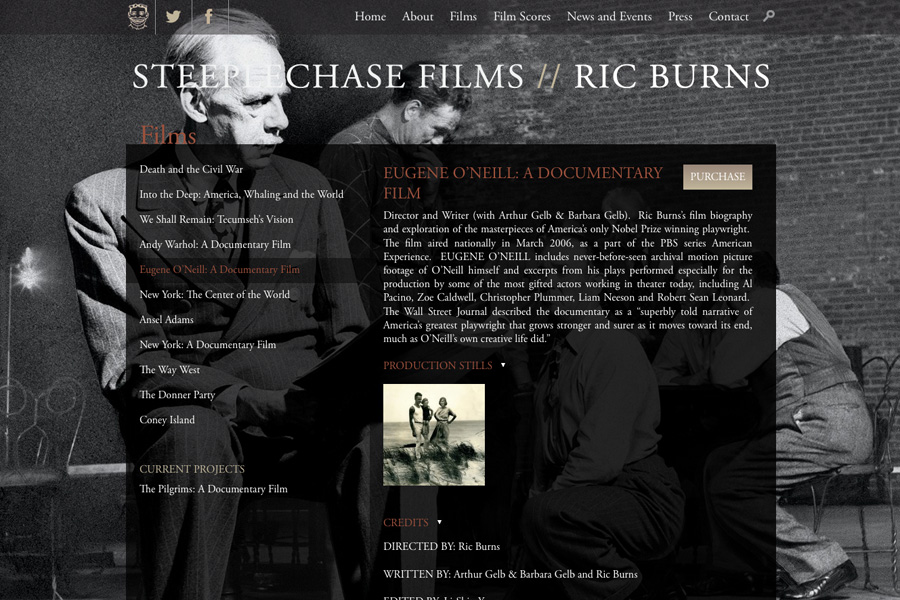 Steeplechase Films and Ric Burns Launch New Website as Death and the Civil War Premiers on PBS