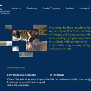 Urban Assembly School of Design and Construction:  Website