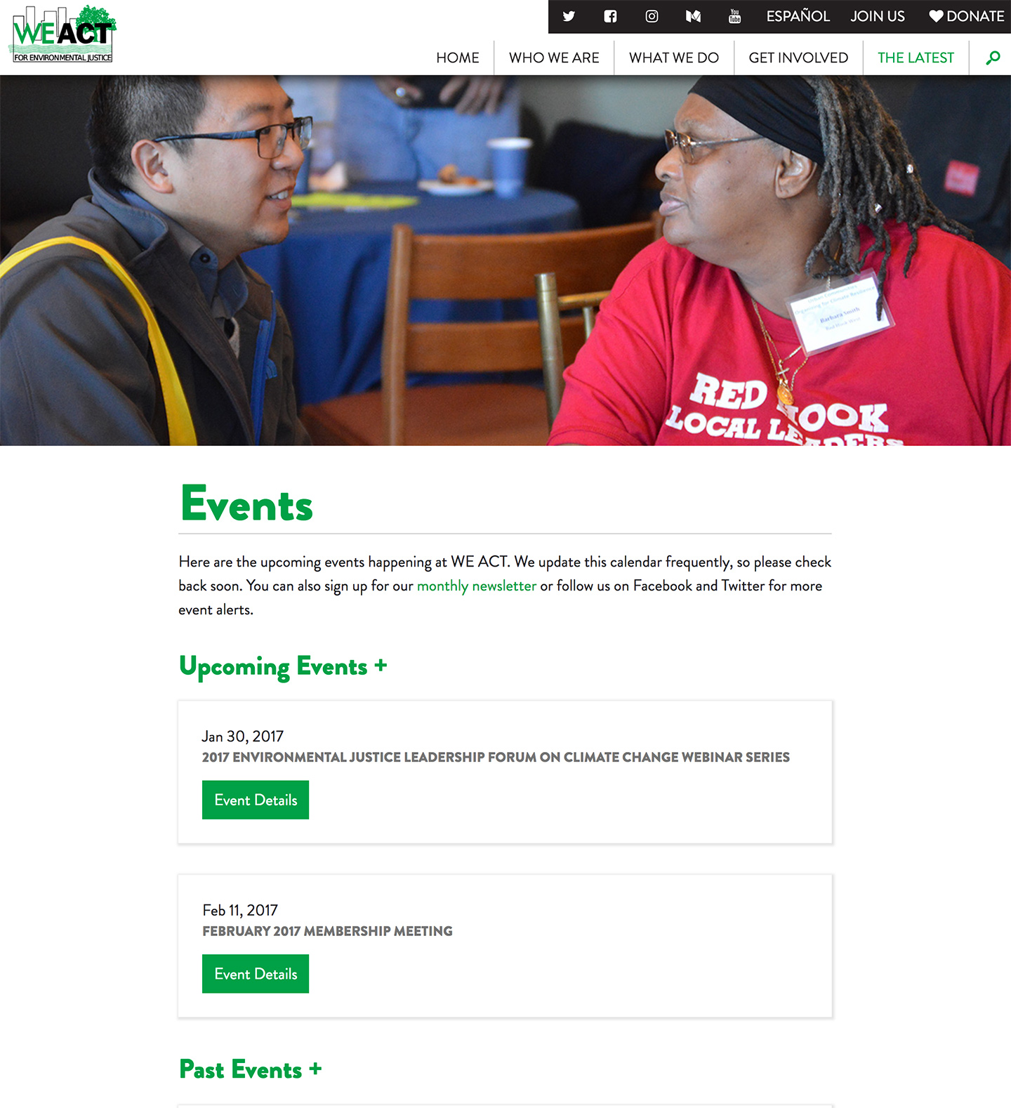 West Harlem Environmental Action, Inc.: WEACT Automated Events Listing