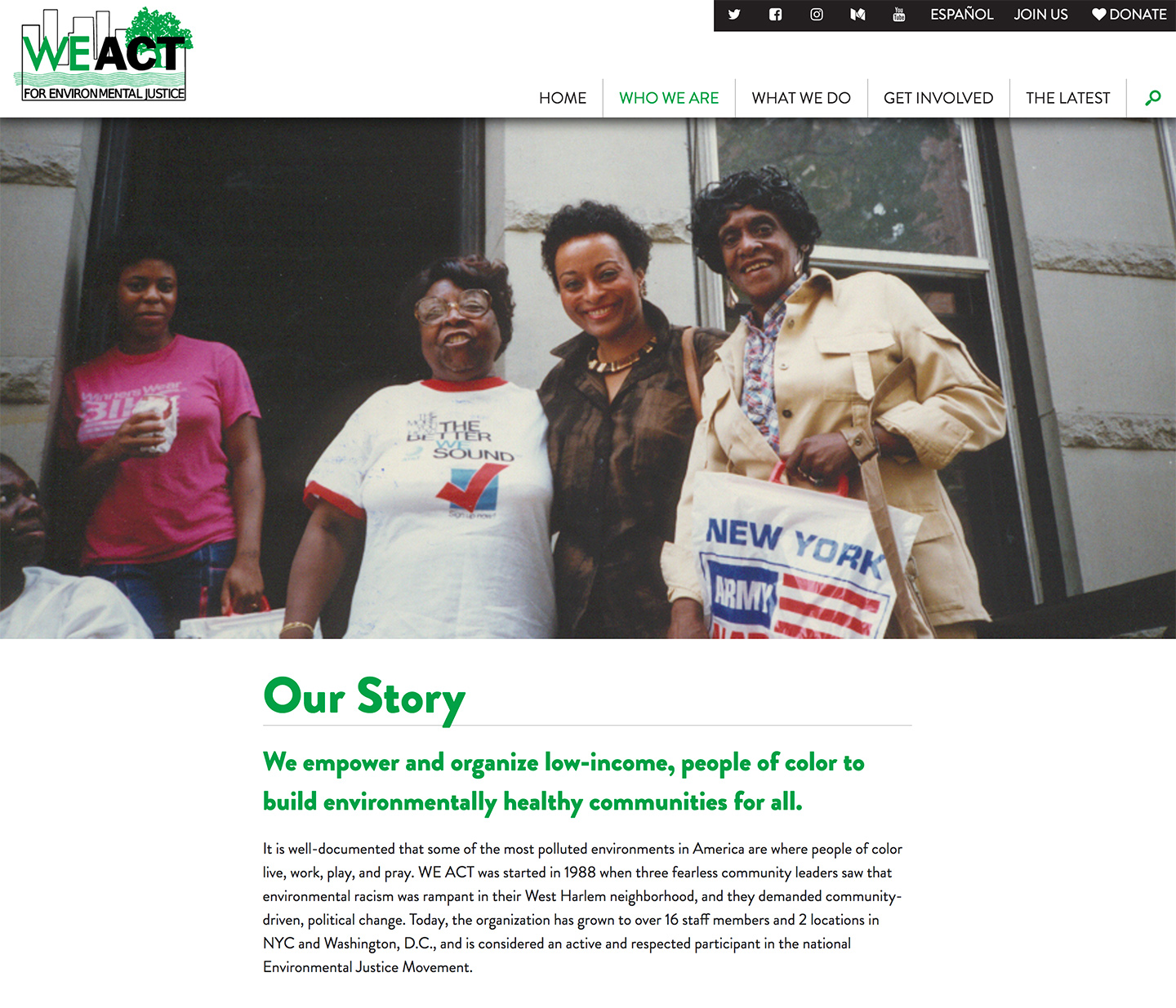 West Harlem Environmental Action, Inc.: WEACT Stories